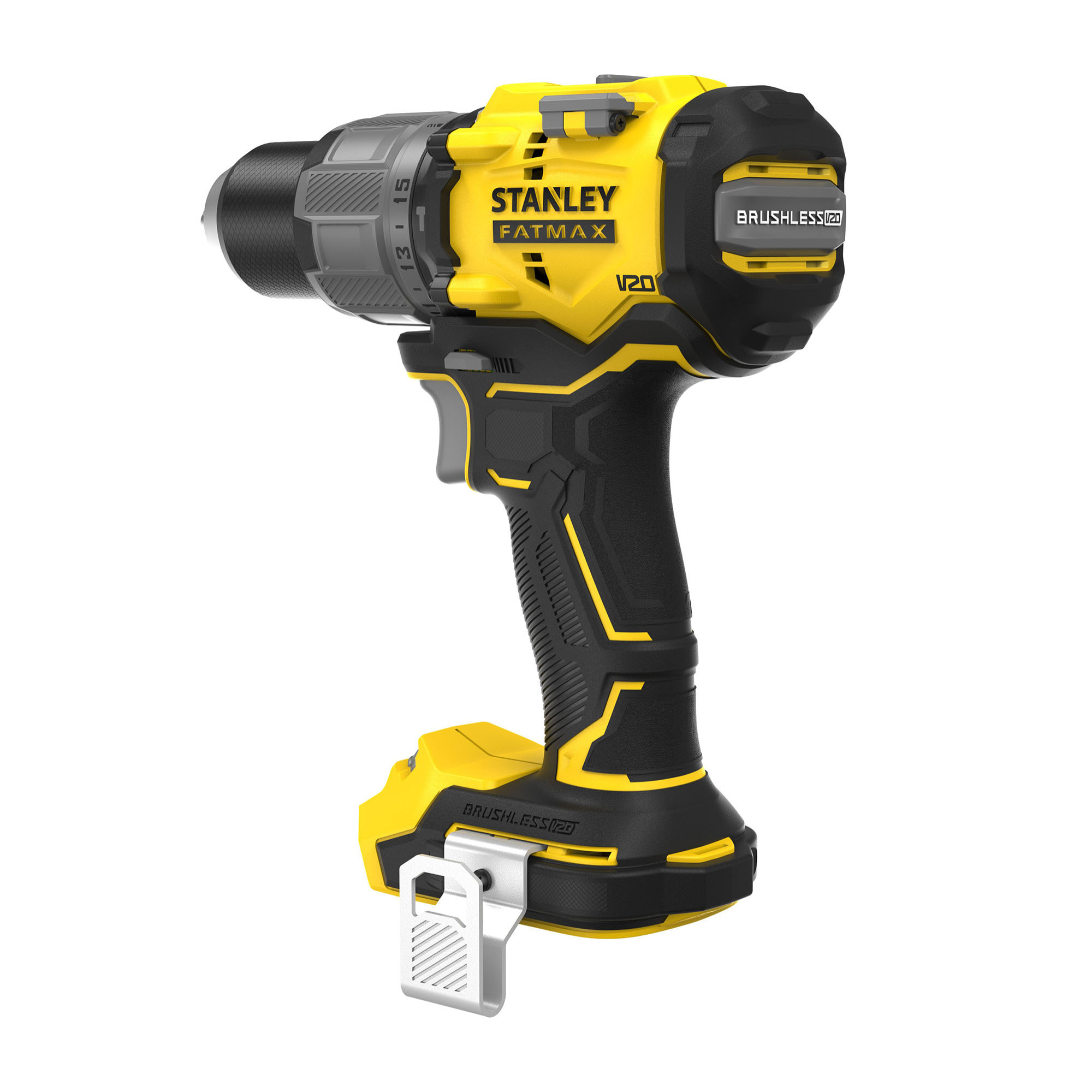 Perceuse visseuse à percussion 80Nm Brushless V20 FatMax 18V avec 2 batteries 4Ah en malette Pro-Stack