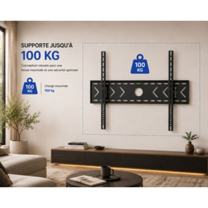 Support mural TV ESSENTIELB Inclin TV 75-100