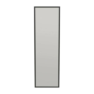 Specchio Dcarrier, Specchiera, Articolo d'arredo a muro, Decorazione con specchio, 50x2h160 cm, Nero