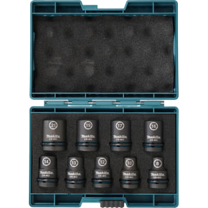 Coffret de 9 douilles IMPACT BLACK - MAKITA - E-16570 Article internet O/N : Oui