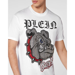PHILIPP PLEIN T-Shirt Round Neck BULLDOGS