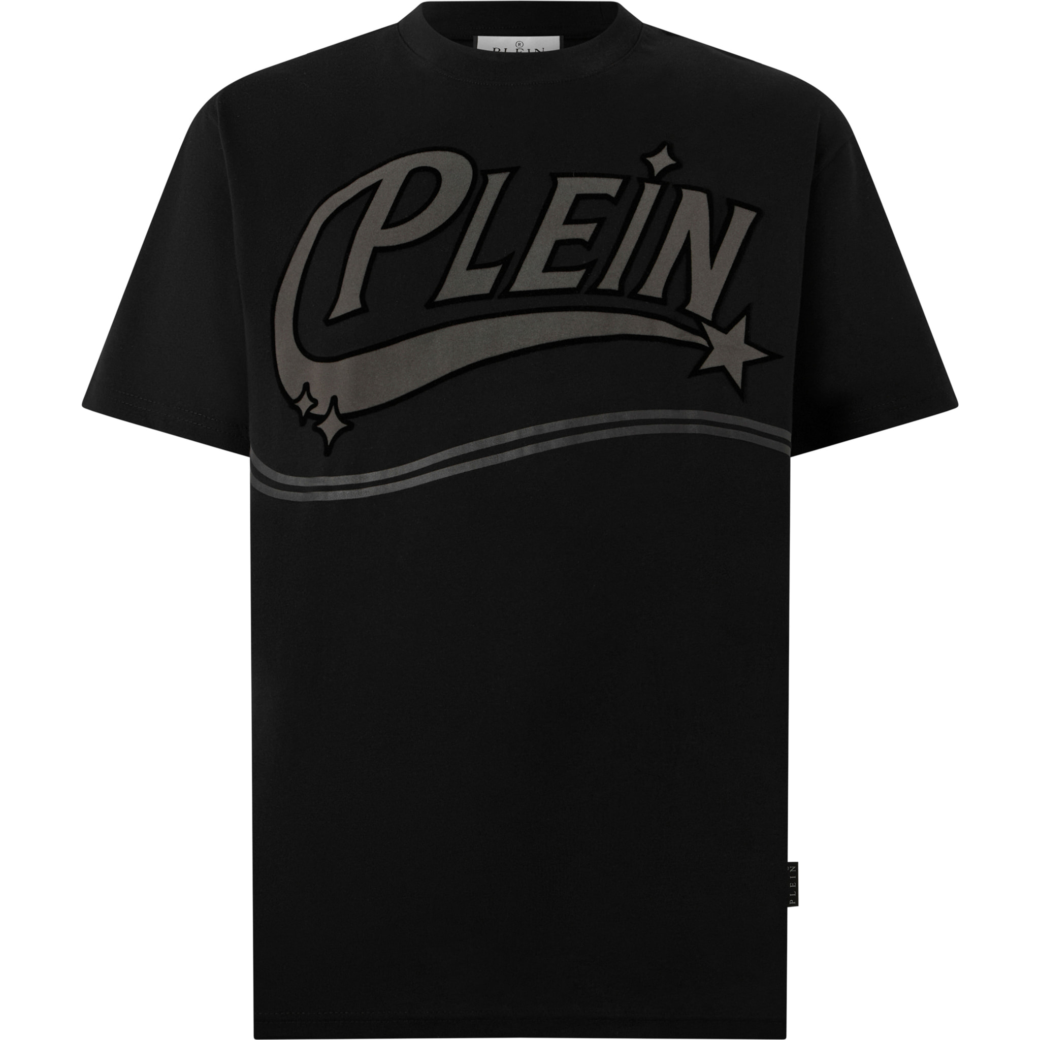 PHILIPP PLEIN Camiseta de cuello redondo y manga corta LOGO
