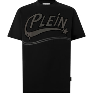 PHILIPP PLEIN Camiseta de cuello redondo y manga corta LOGO