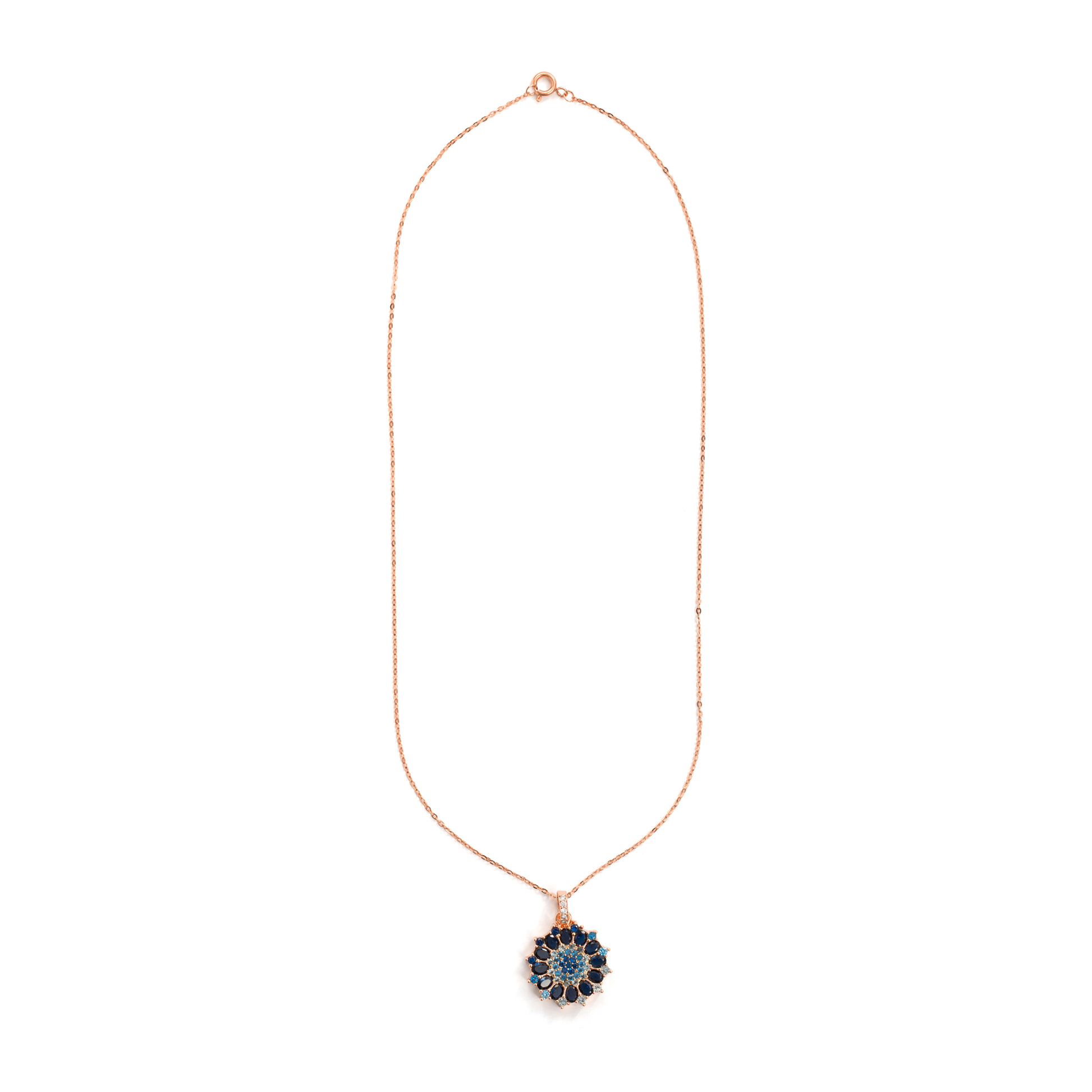 Collar Mansayn acabado oro rosa 18k