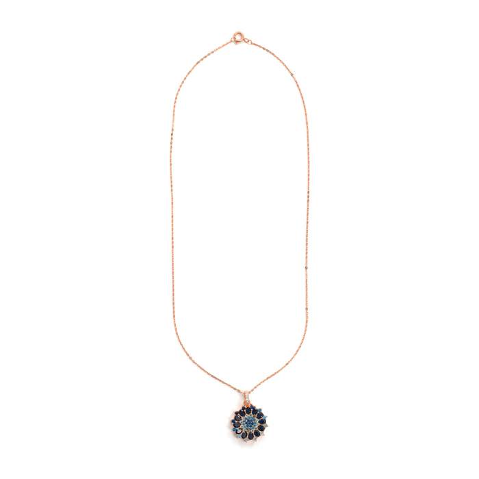 Collar Mansayn acabado oro rosa 18k