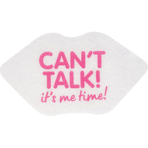 Lip Sheet Mask Can't Talk - Masque transparent Lèvres - Acide Hyaluronique et Glycérine