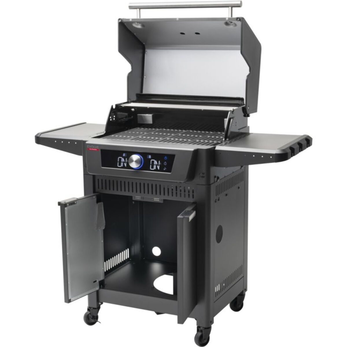 Barbecue gaz CHAR BROIL Evolve, sur chariot, 2 brûleurs, thermostat digital, surface de cuisson 63 x 43 cm