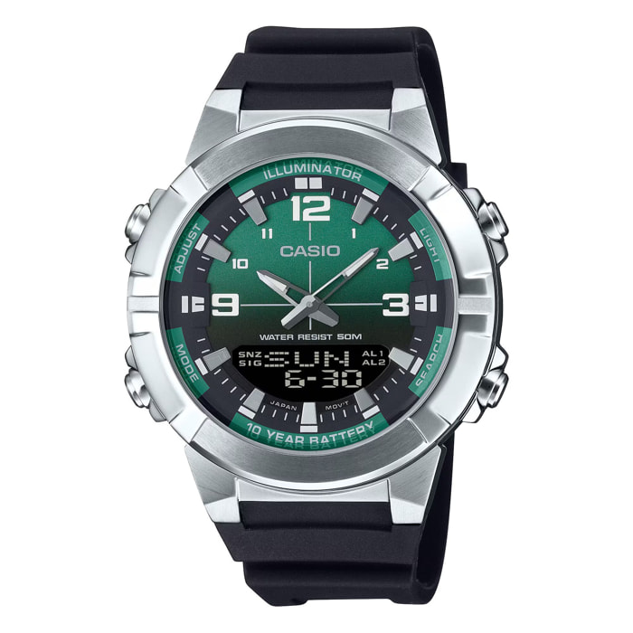 Reloj Casio AMW-870A-3A Hombre Digital Cuarzo con Correa de Resina