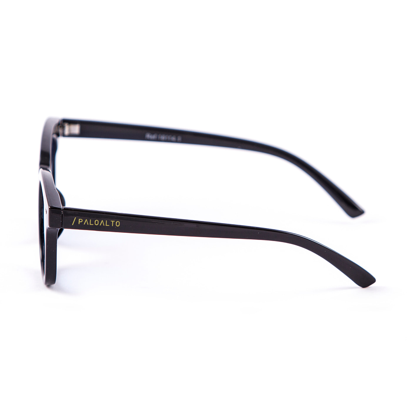 Gafas de sol PALO ALTO SAMUI - Negro brillante y bisagra de metal / Plana ahumada