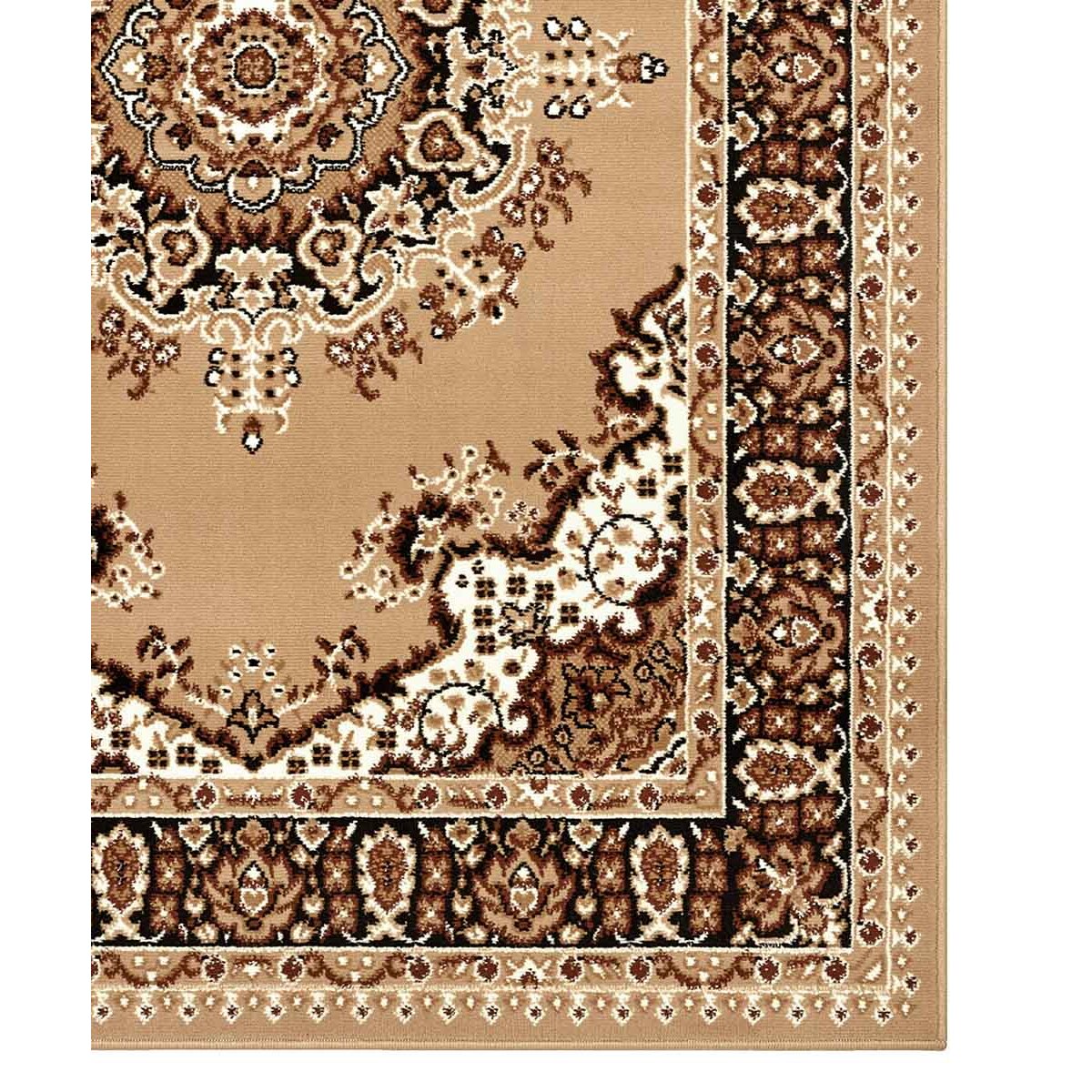 Tappeto Salotto Disegno Orientale Beige