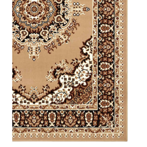 Tappeto Salotto Disegno Orientale Beige