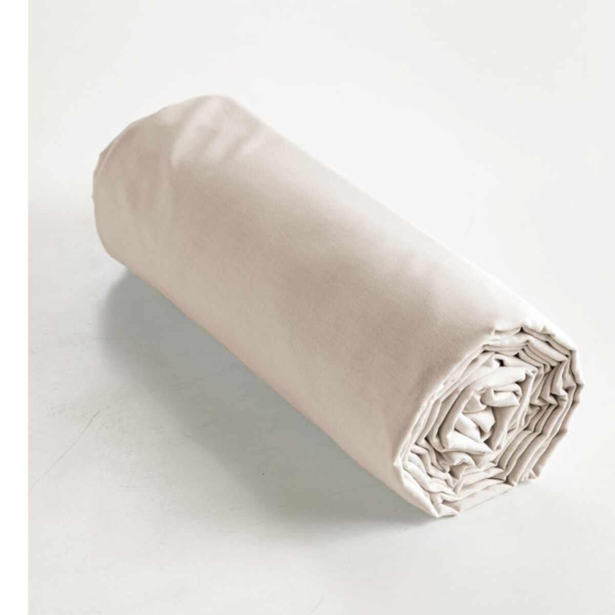 Drap housse 180 x 200 cm en coton avec bonnet H. 30 cm - AMBRE
