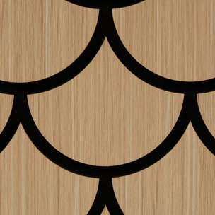 Panneau décoratif mural Clint beige 64x66cm