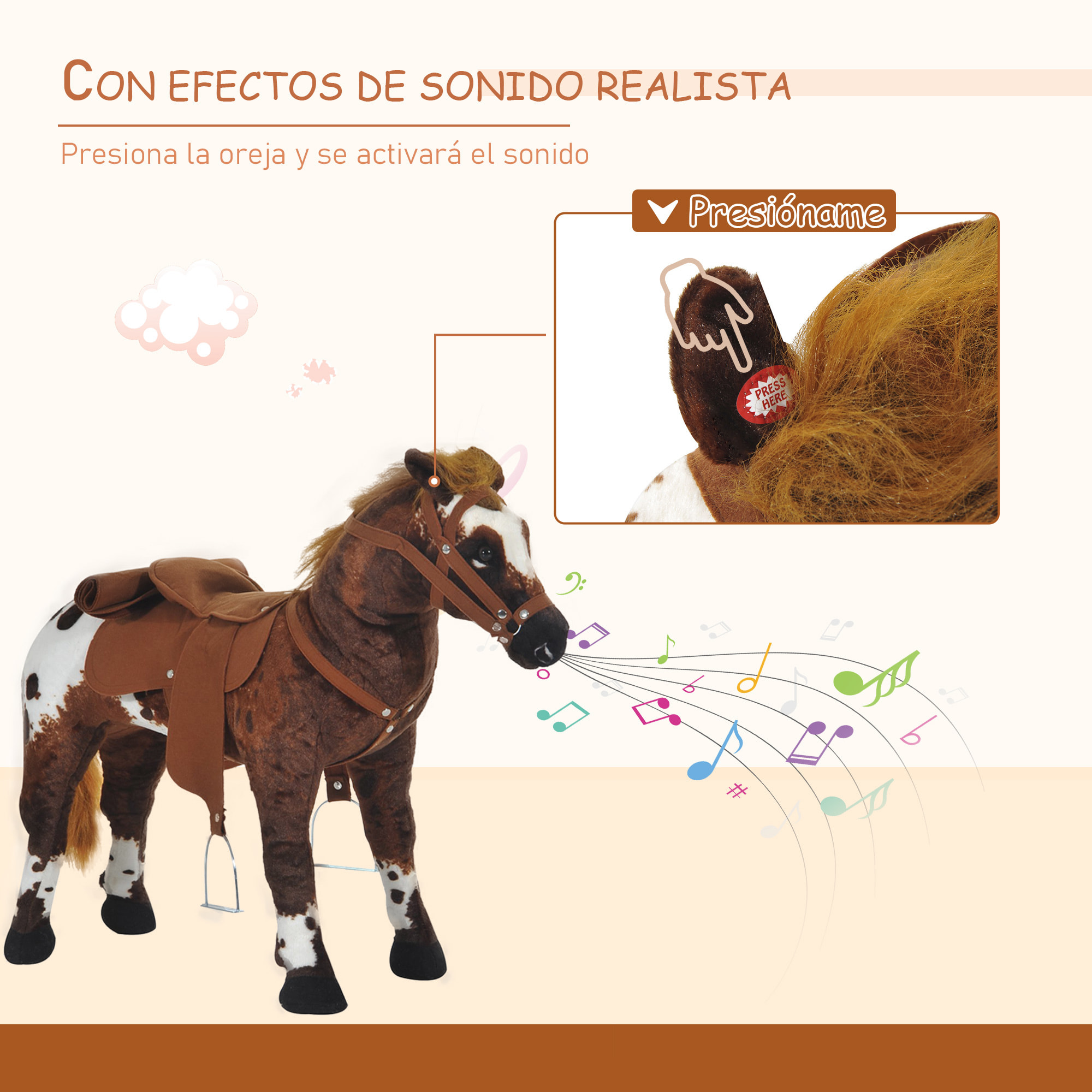 Caballo de Juguete Marrón