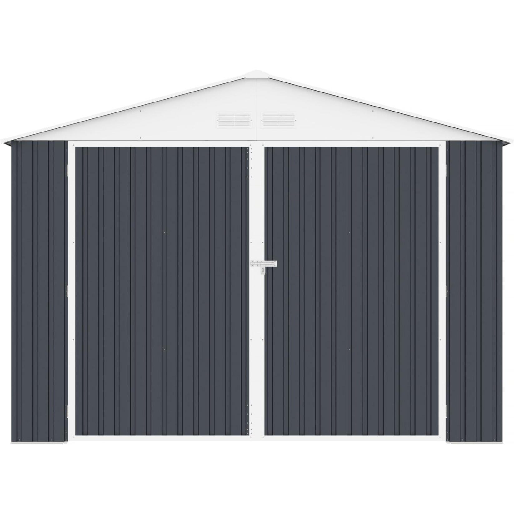 Garage métal "Houston" 15,36 m² - Anthracite