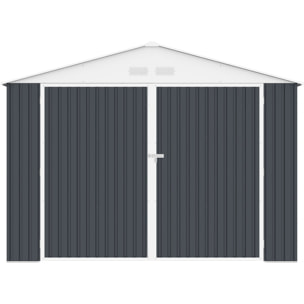 Garage métal "Houston" 15,36 m² - Anthracite