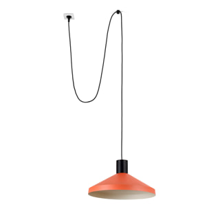 KOMBO 400 Terracotta lampe suspension beige avec fiche