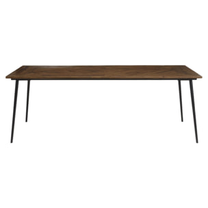 KIARA - Table à manger rect. 220x100cm formes géométriques