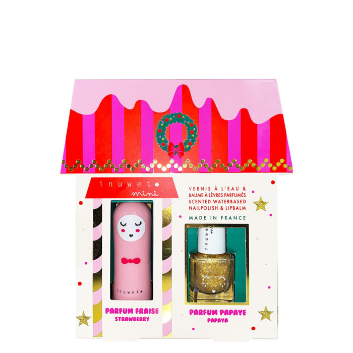 Maison Juliette - Coffret Baume à Lèvres 3,5 g  +  Vernis à l'Eau 5 ml