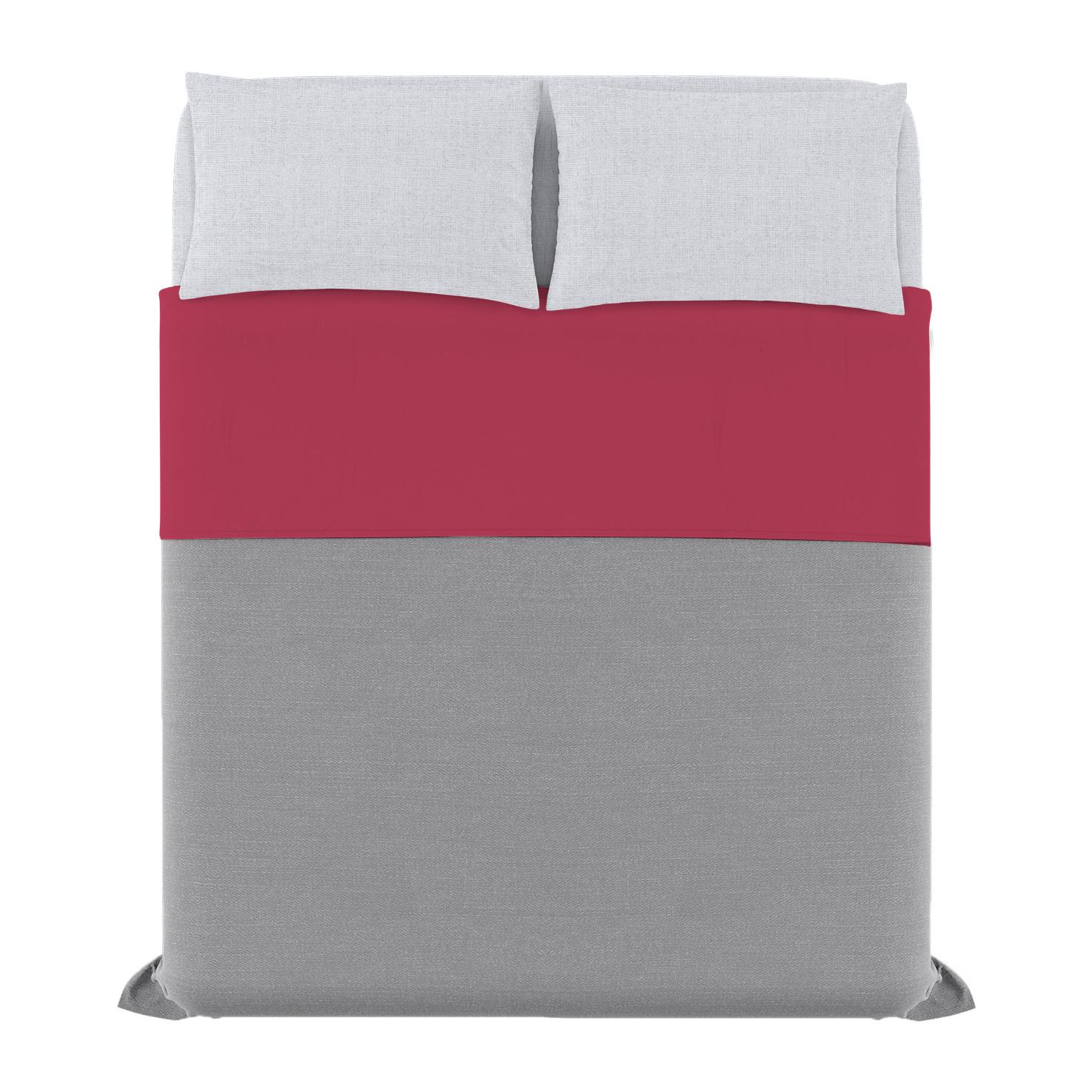 COMPLETO LETTO TRENDY CHIC MADE IN ITALY COTONE- FRAGOLA MATRIMONIALE