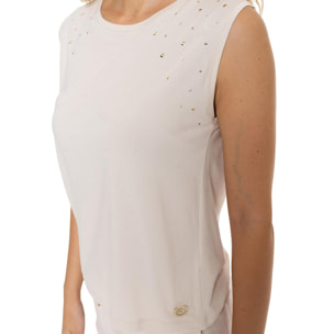 Camiseta sin mangas elegante para mujer