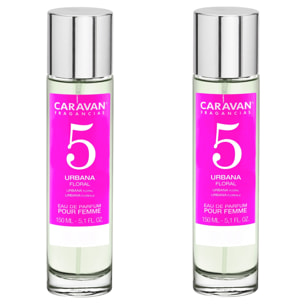 Caravan fragancias set de 2 frascos perfume de mujer nº5, de 150 ml