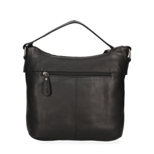 Borsa a tracolla da uomo In Vera pelle Made in Italy 31x23x12 cm