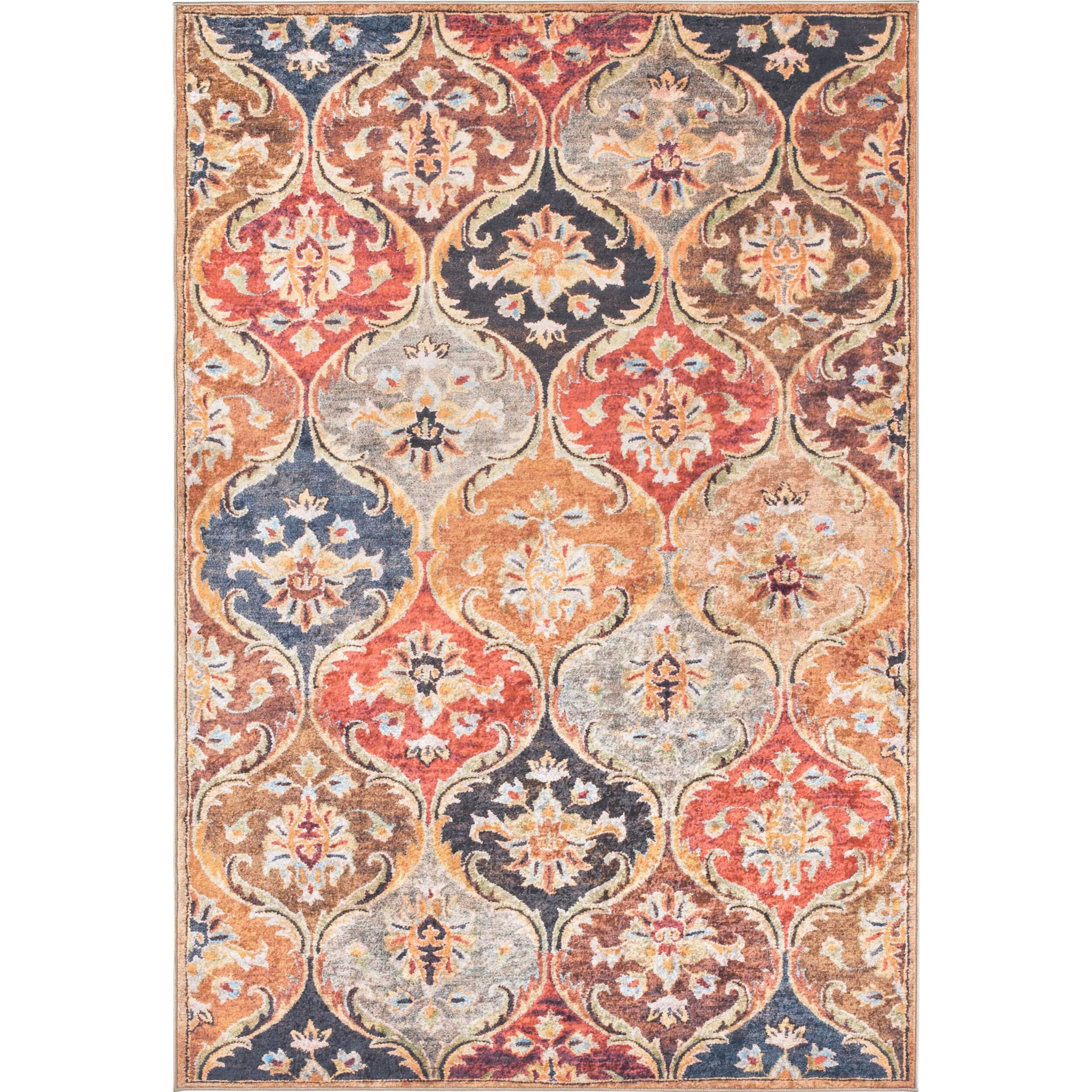 STAMPA - Tapis lavable à motif baroque - Multicolore