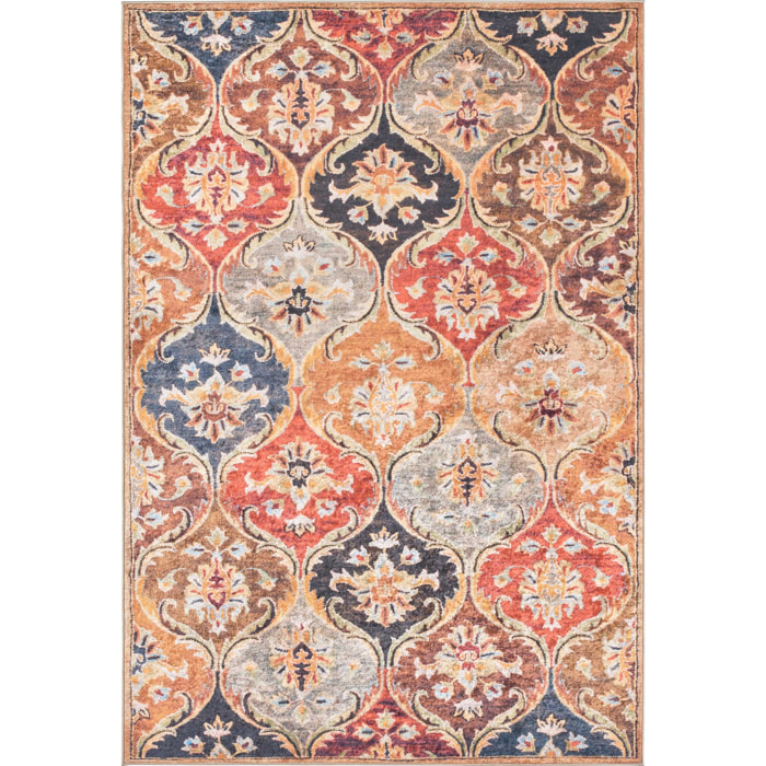 STAMPA - Tapis lavable à motif baroque - Multicolore