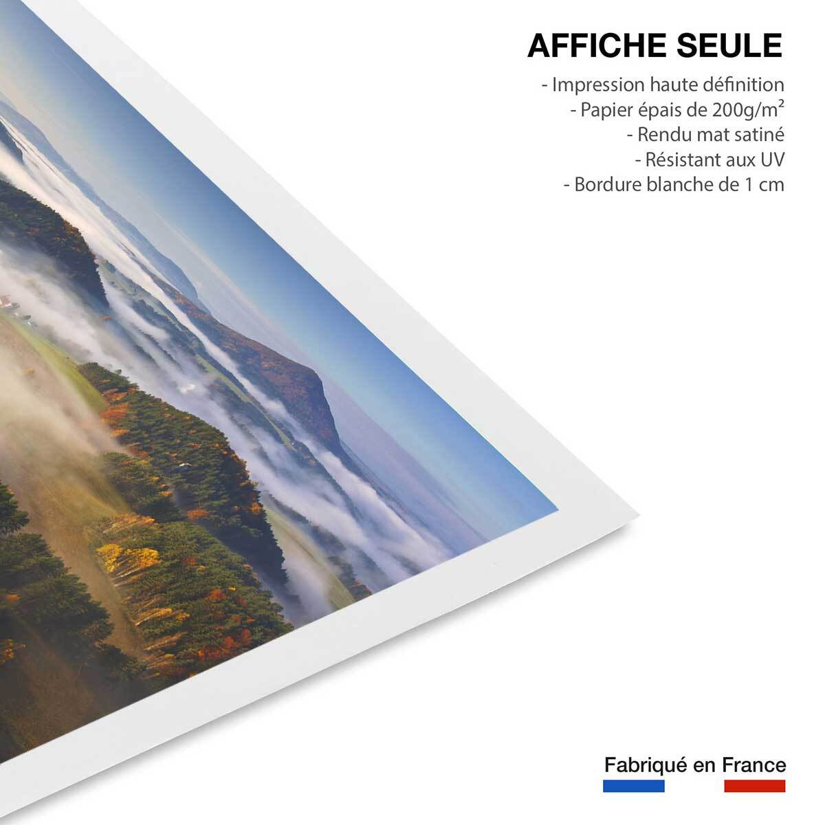 Affiche Colline et féerie d' Automne Affiche seule