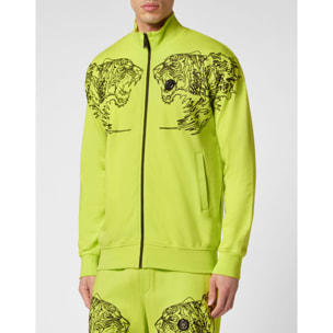 PLEIN SPORT Hooded Sweatjacket TIGER