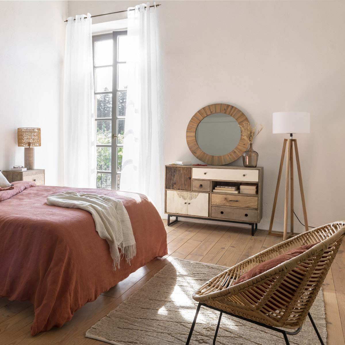 Buffet "Koval" - bois de manguier