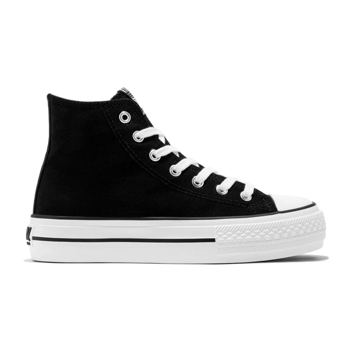 Zapatillas básicas de plataforma negras