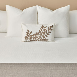 Funda nórdica texturizada Fremat color blanco 100% Algodón