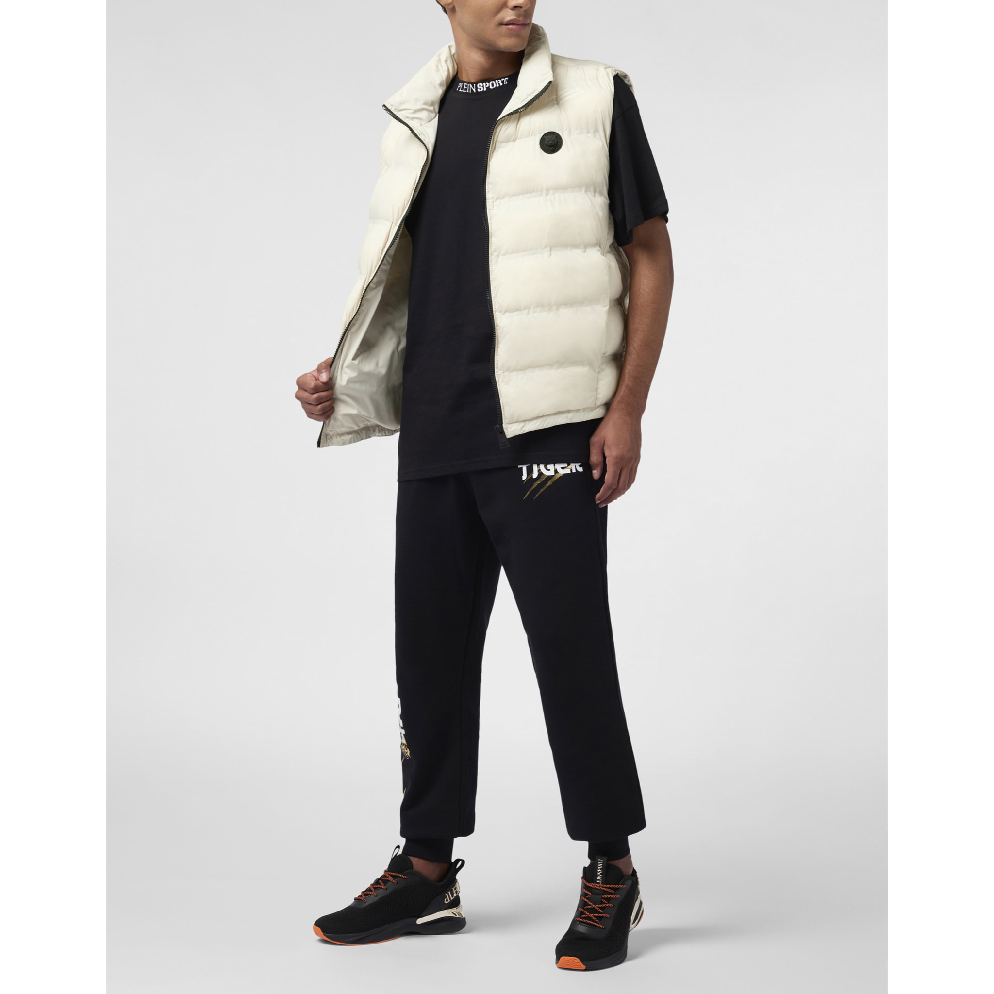 PLEIN SPORT Chaleco de plumón SCRATCH