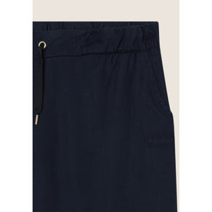 Pantaloni wide leg in Twill di Lyocell