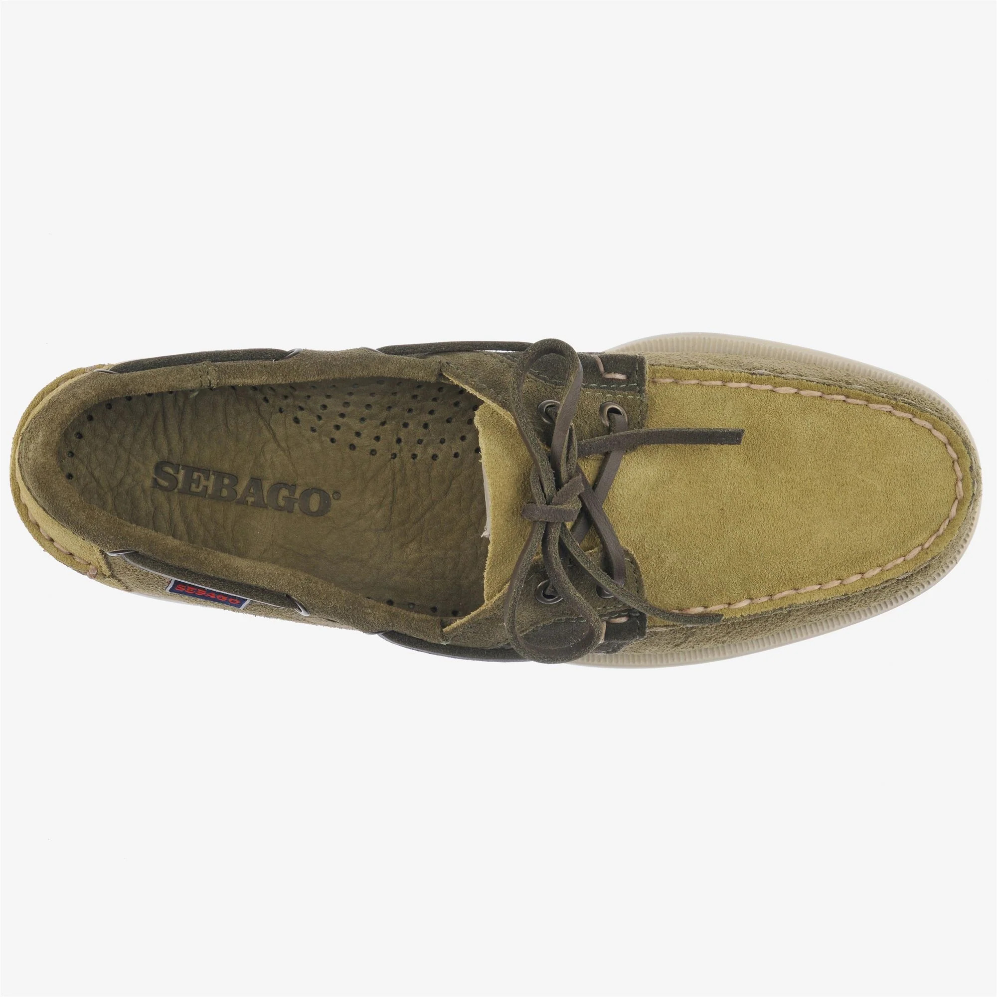 Sebago - Docksides Uomo Verde - Rossisland Jib Shadow
