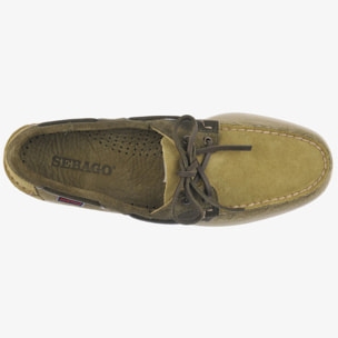 Sebago - Docksides Uomo Verde - Rossisland Jib Shadow