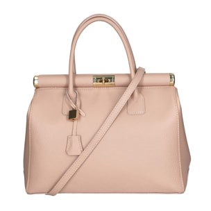 Borsa a mano da Donna Eleonora in Vera Pelle Made in Italy 26x35x16 cm