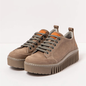 Zapatos 1535 NOBUCK TAUPE/BRIGHTON color Taupe