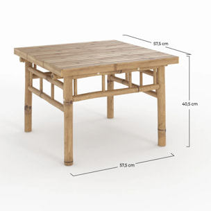 Table basse de jardin en bambou - Vadella