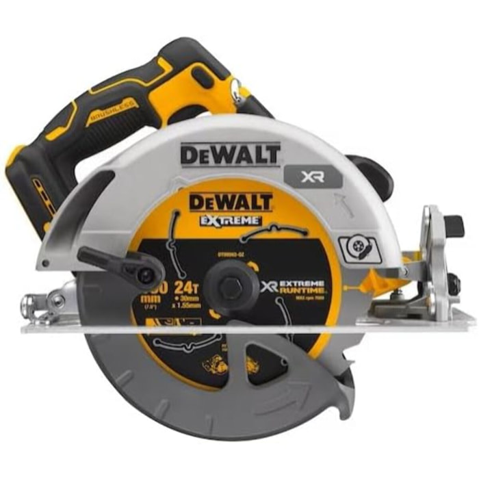 Scie circulaire 18V/54V XR FlexVolt ADVANTAGE Ø190 mm - DEWALT - sans batterie, ni chargeur - TSTAK - DCS573NT-XJ
