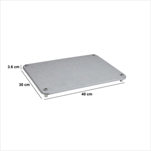Tapis en diatomite gris 40x30cm