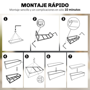 Puff Almacenaje, Banco Almacenaje Plegable, Capacidad de 84 L, 112x42x40 cm, Tapizado en Pana, Pie de Cama, para Sala de Estar, Dormitorio, Entrada, Gris