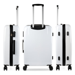 Juego De Maletas Pc Itaca Base Blanco Blanco Hello