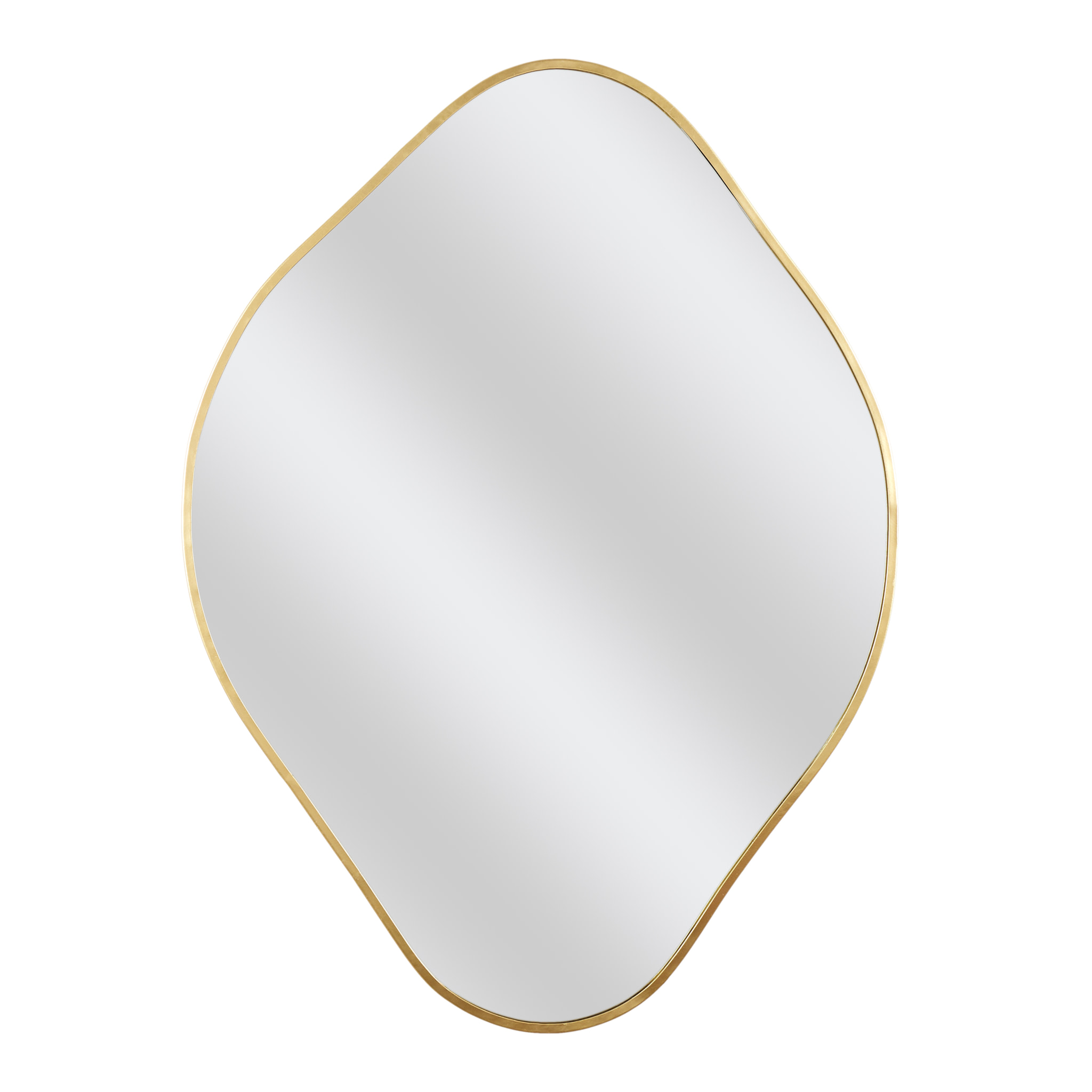 Miroir Deco Contour Dore Losange H60cm Come