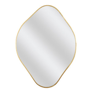 Miroir Deco Contour Dore Losange H60cm Come