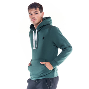 Sudadera de hombre Soft Basic con capucha y bolsillo con icono de león