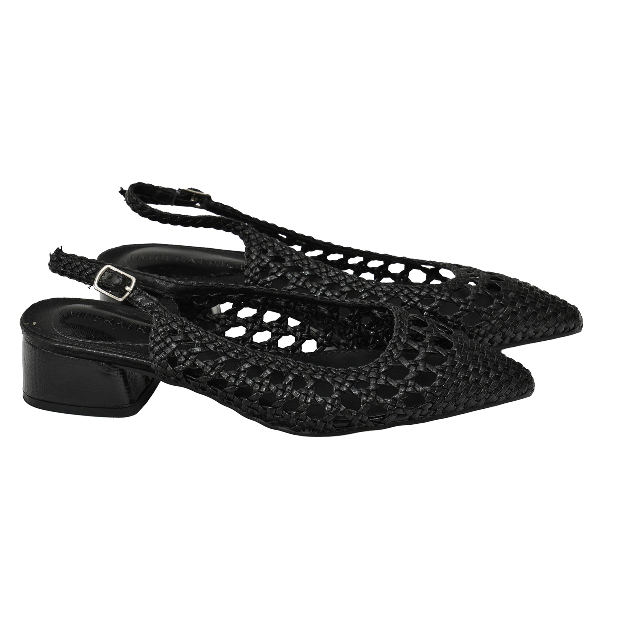 Sandali intreccio - tacco 4,5 cm