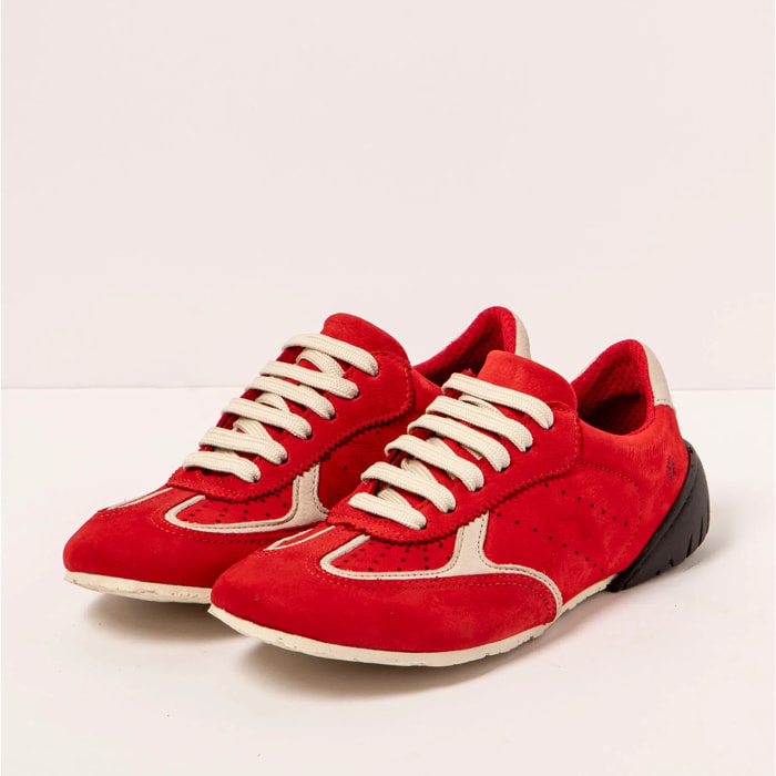Zapatos 1744 NOBUCK RED-BONE/ NANTES color Red-bone